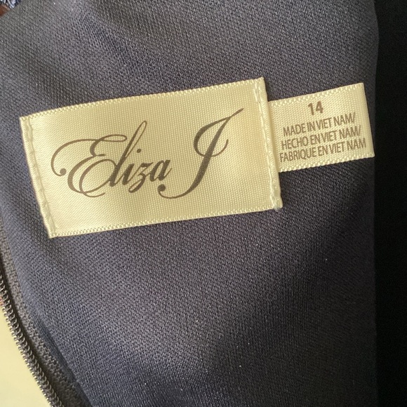 3/4 Sleeve Floral Embellished Illusion Boat Neck Scuba Sheath Dress - Picture 2 of 4